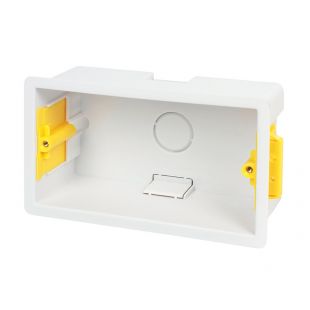 47mm Double Socket Drywall Back Box